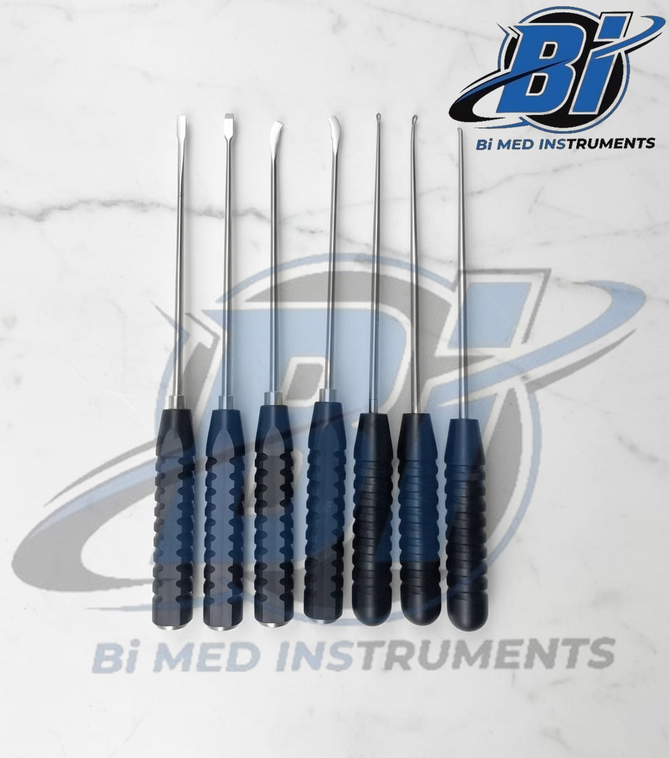 UBE Spine Surgery Bone Curette Set Spine Orthopedic Instruments 7 Pcs