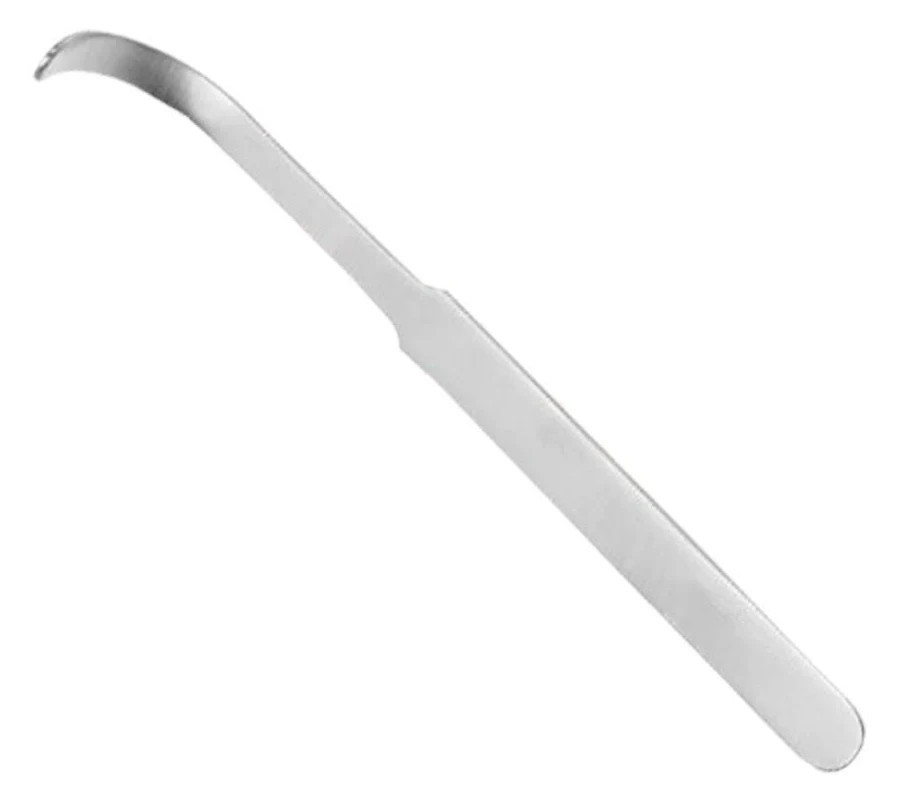 Parkes Nasal Retractor, 6″ (15.2 cm), Strongly Curved 7 mm Wide Blade, Stainless