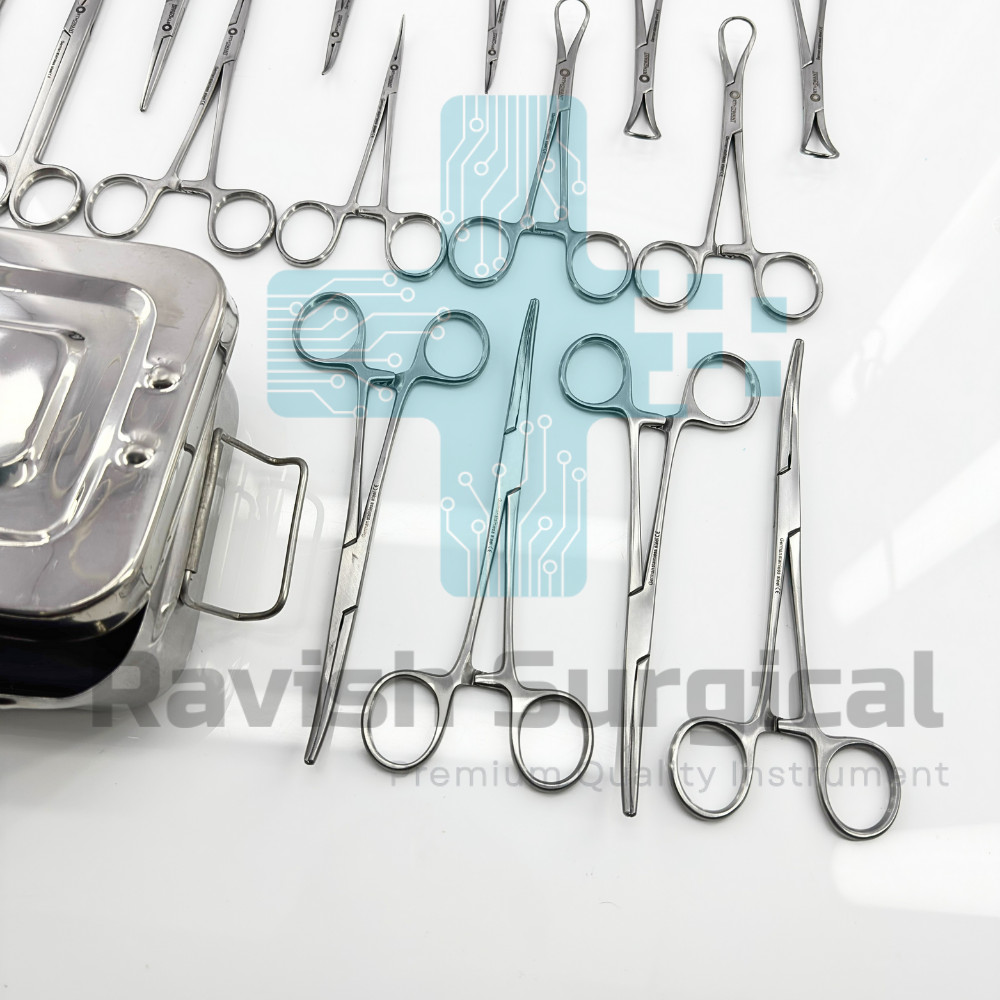 Multipurpose Stainless Steel Instrument Kit 19PCS with Storage Case