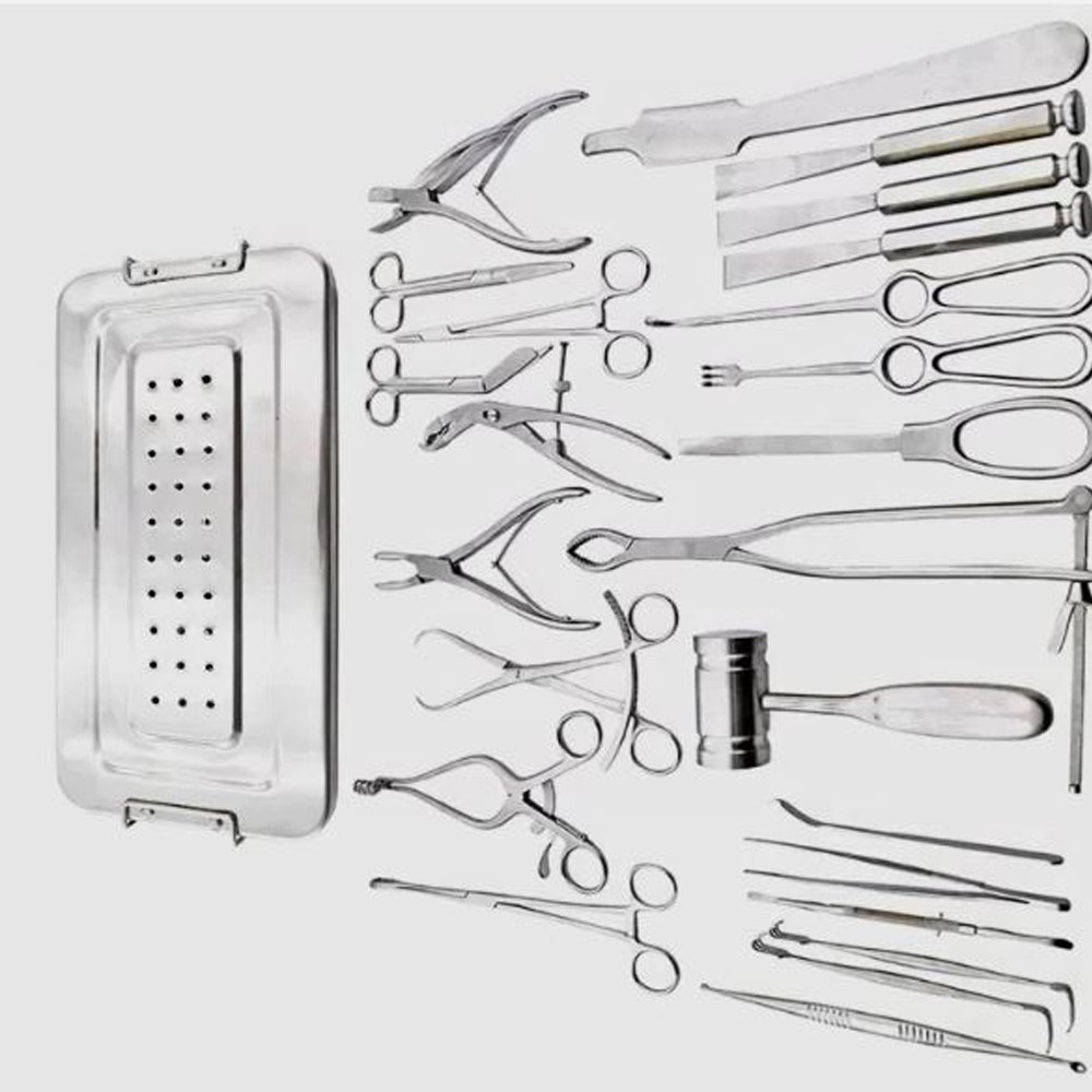 Surgical Instruments Set 13 Pcs Minor Surgery Kit + Case Medical Tools