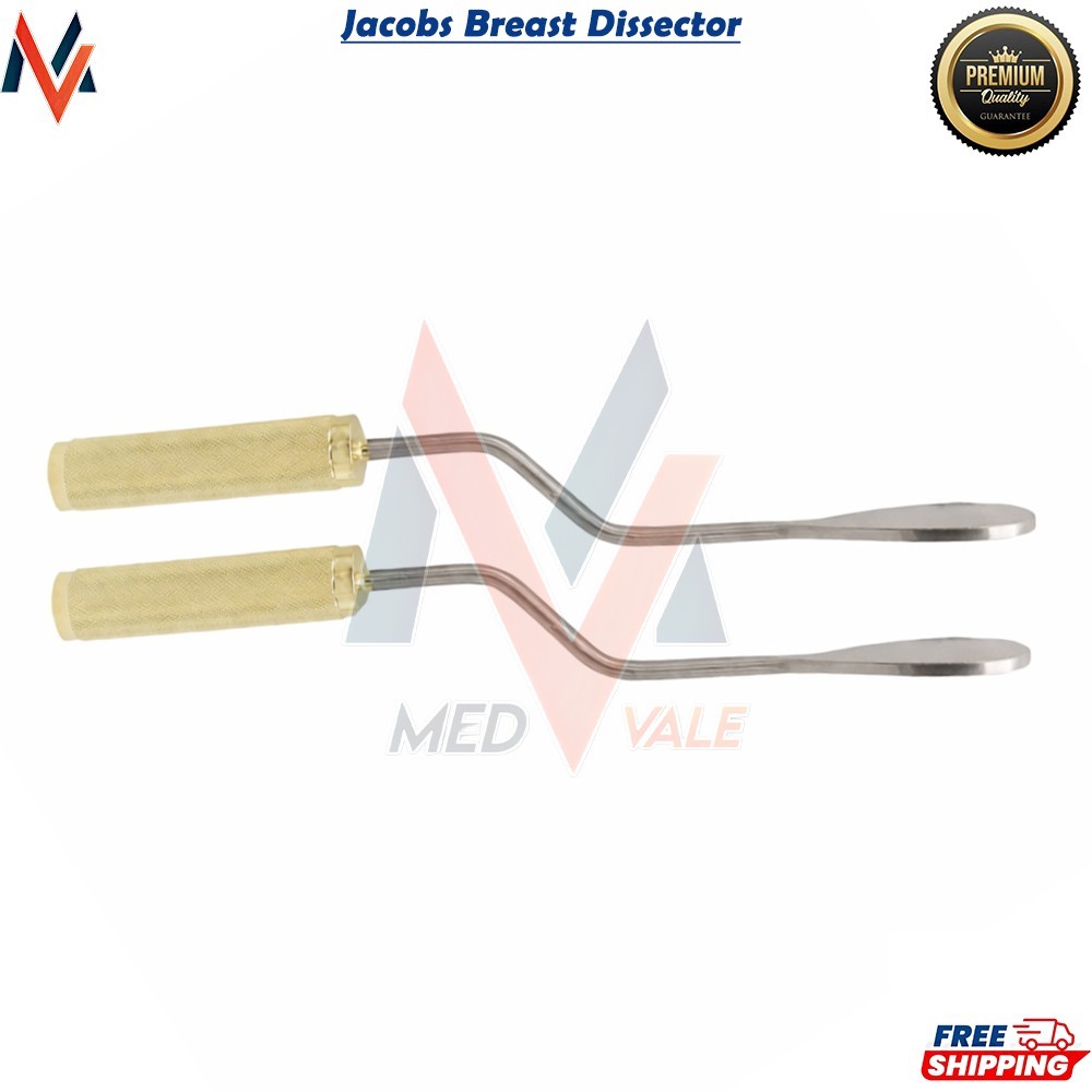 Jacobs Breast Dissector 41 cmAngled Plastic Surgery Dissectors German Grade