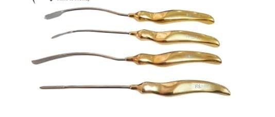Plastic Surgery Brow Lift & Face Lift Instruments Scalp Elevators Set of 4 Piece