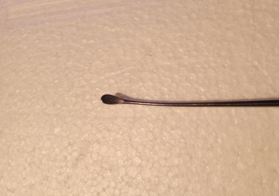 V. Mueller AU-12200 Curved Scoop Ear Curette Stainless Germany 6.5″ 3mm Scoop