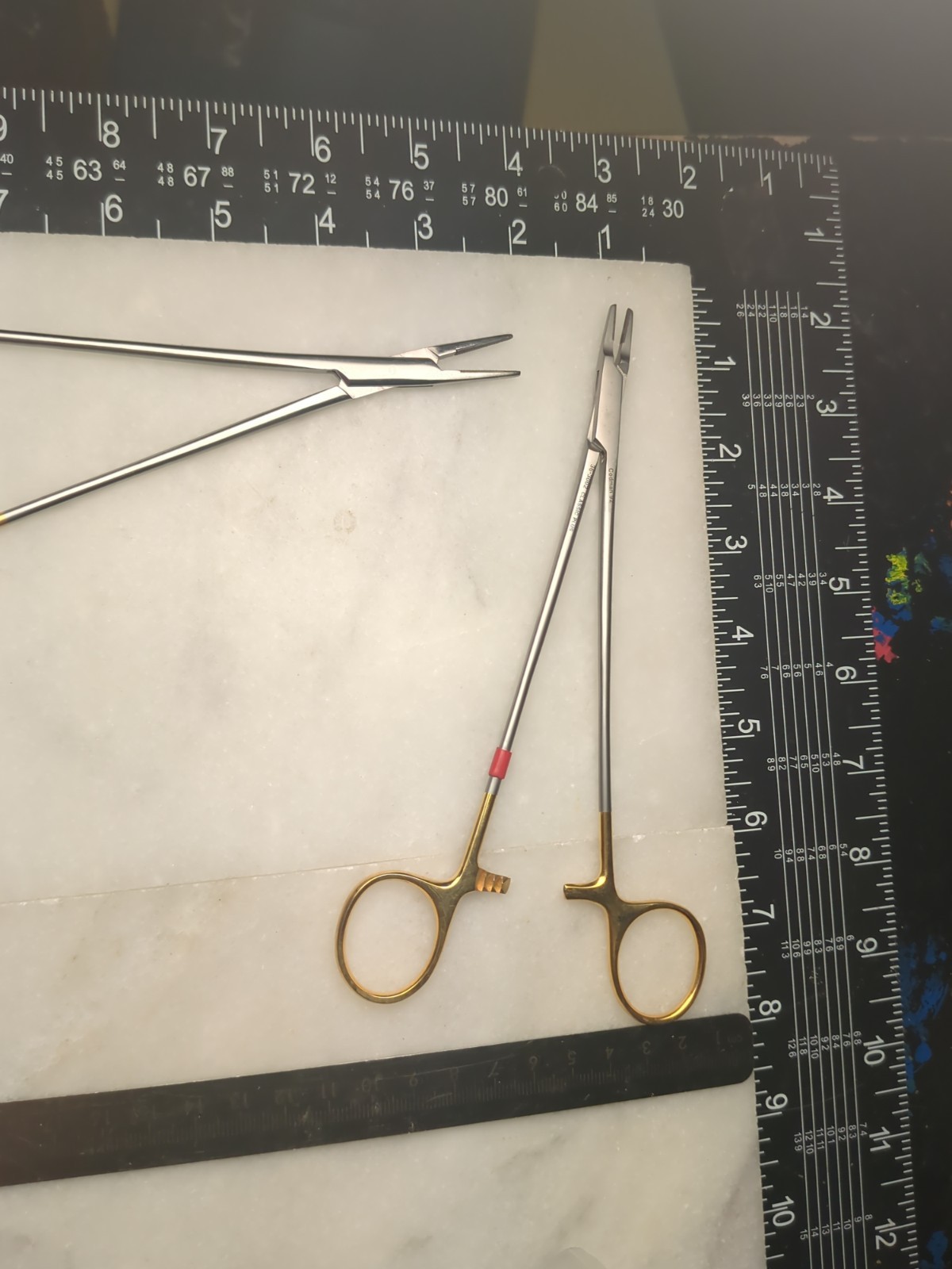 Codman 36-3002 Classic Plus needle holder & A- Titan Mayo-Hegar Needle Holder