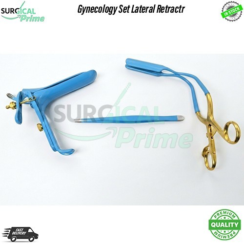 Gynecology Set Lateral Retractr Grave Vaginal SpeculumDissectingTweezer Surgical