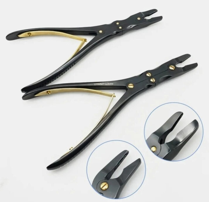 Orthopedic Bone Nibbler Rongeur Compound Action 3 pieces Set 7″ 8″ 9″ black