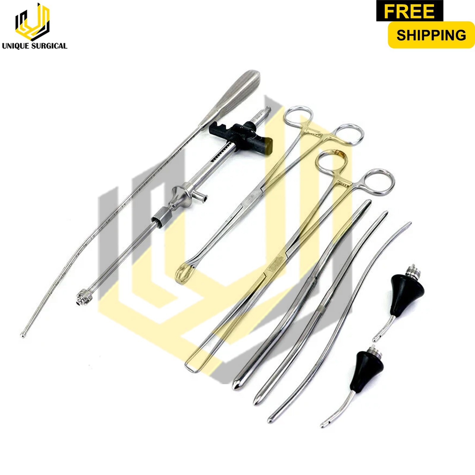 UTERINE GENERIC GEN COHEN SURGICAL SURGERY INSTRUMENT SET