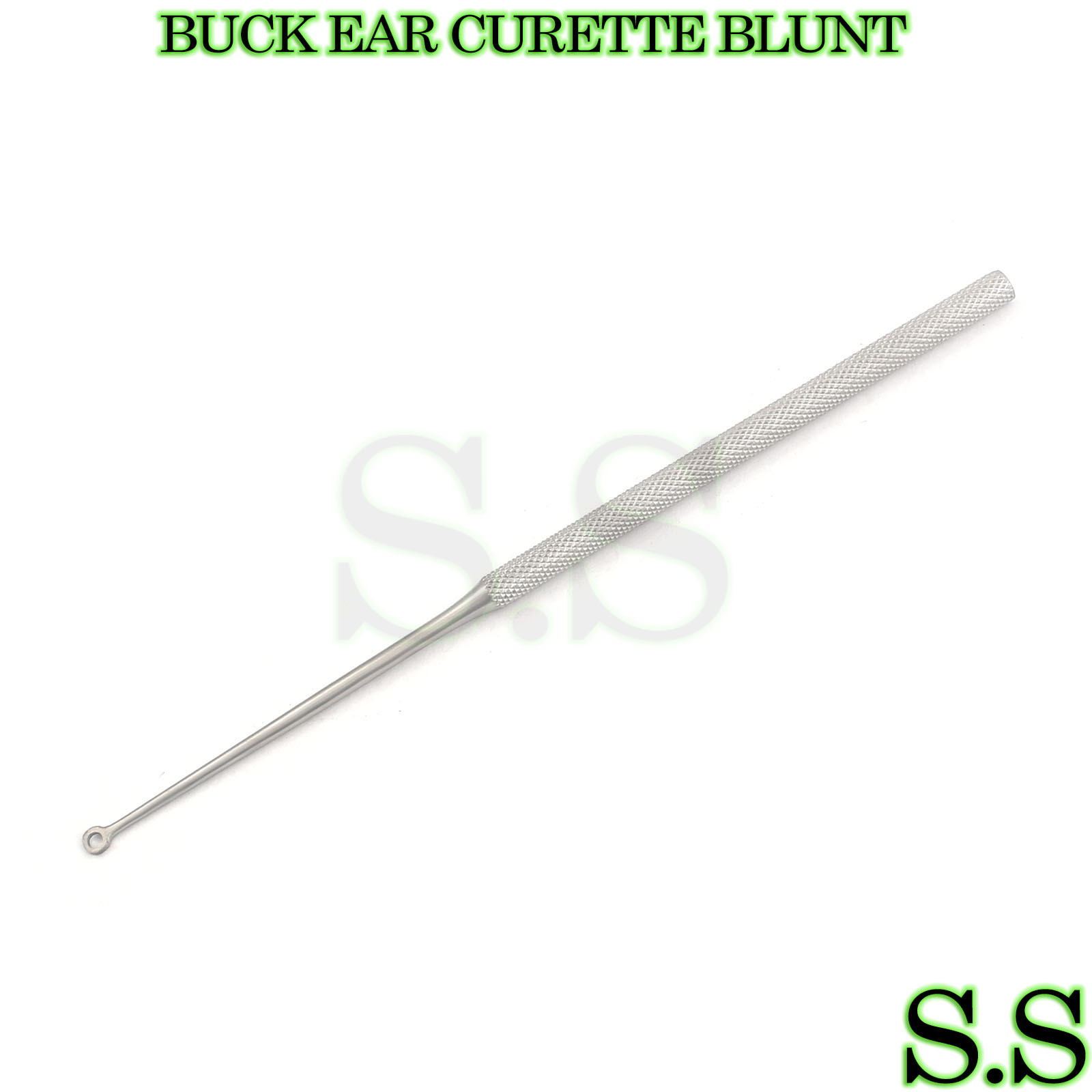2 BUCK EAR CURETTE BLUNT #00 ENT SURGICAL INSTRUMENTS