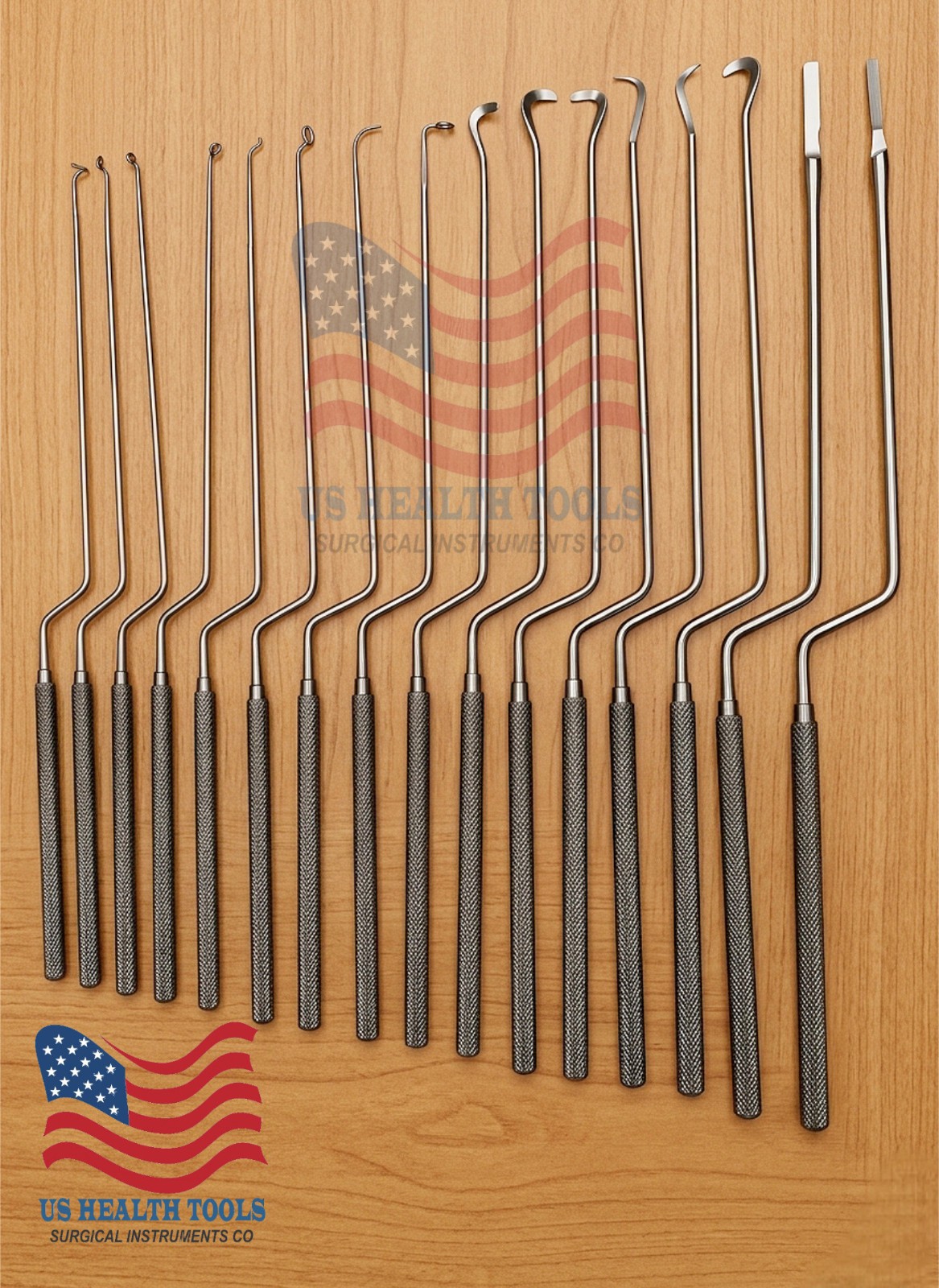 Hardy Pituitary Neuro Curettes Set Of 16 Surgical Instruments Transsphenoidal