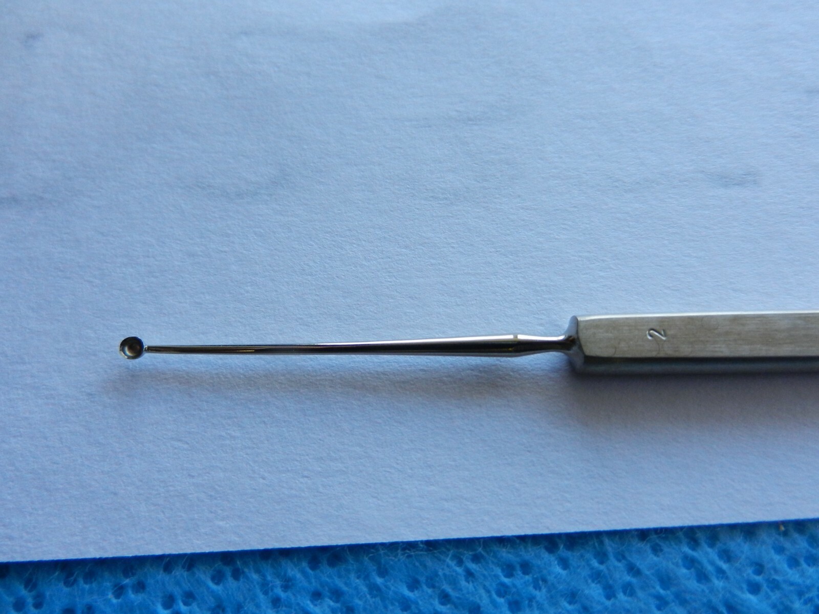 D2378 Medetz Surgical Ophthalmic Size 2 Curette 11-9671