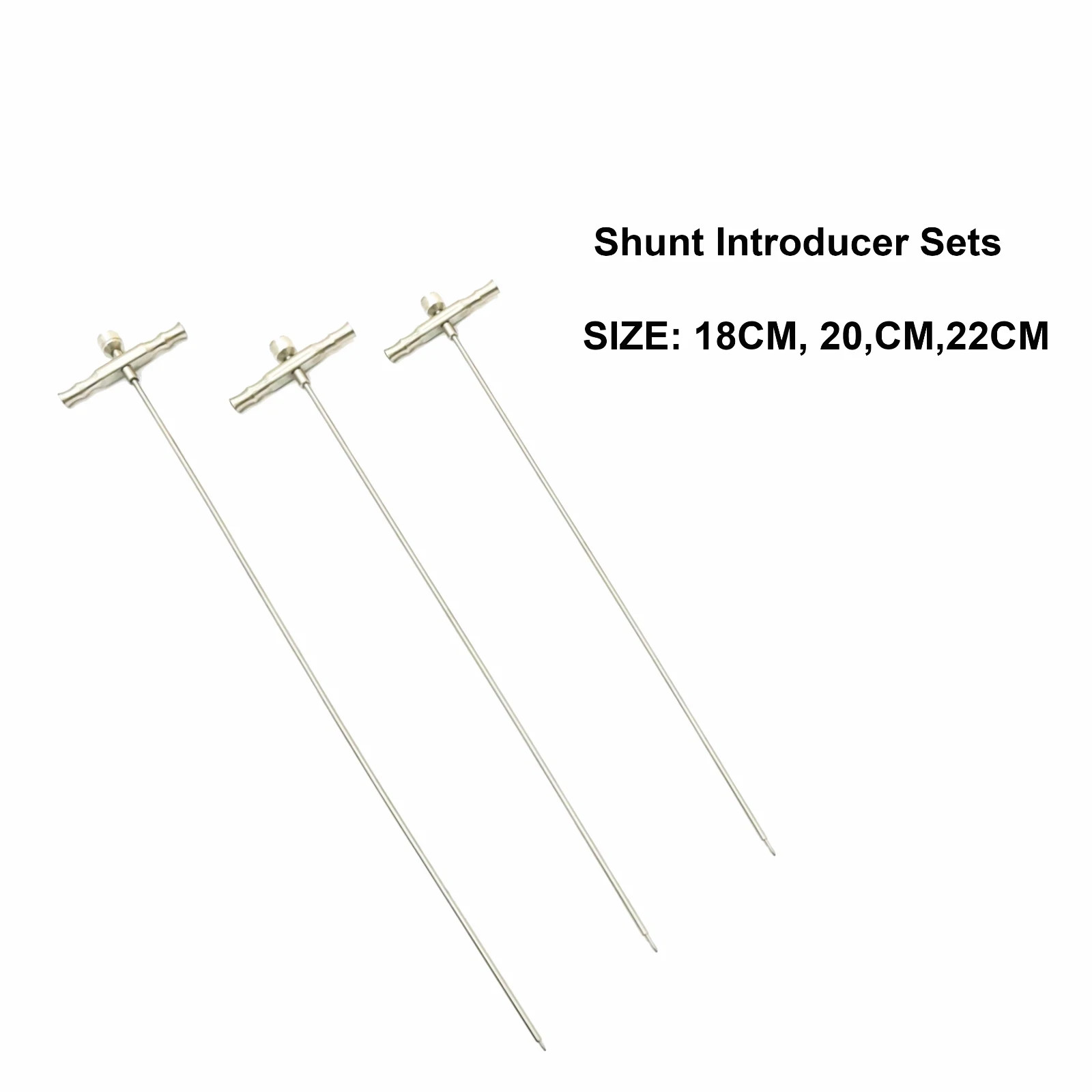 Shunt Passer 3 pic Set Neurosurgical Shunt Introducer Ventricul operitoneal (VP)