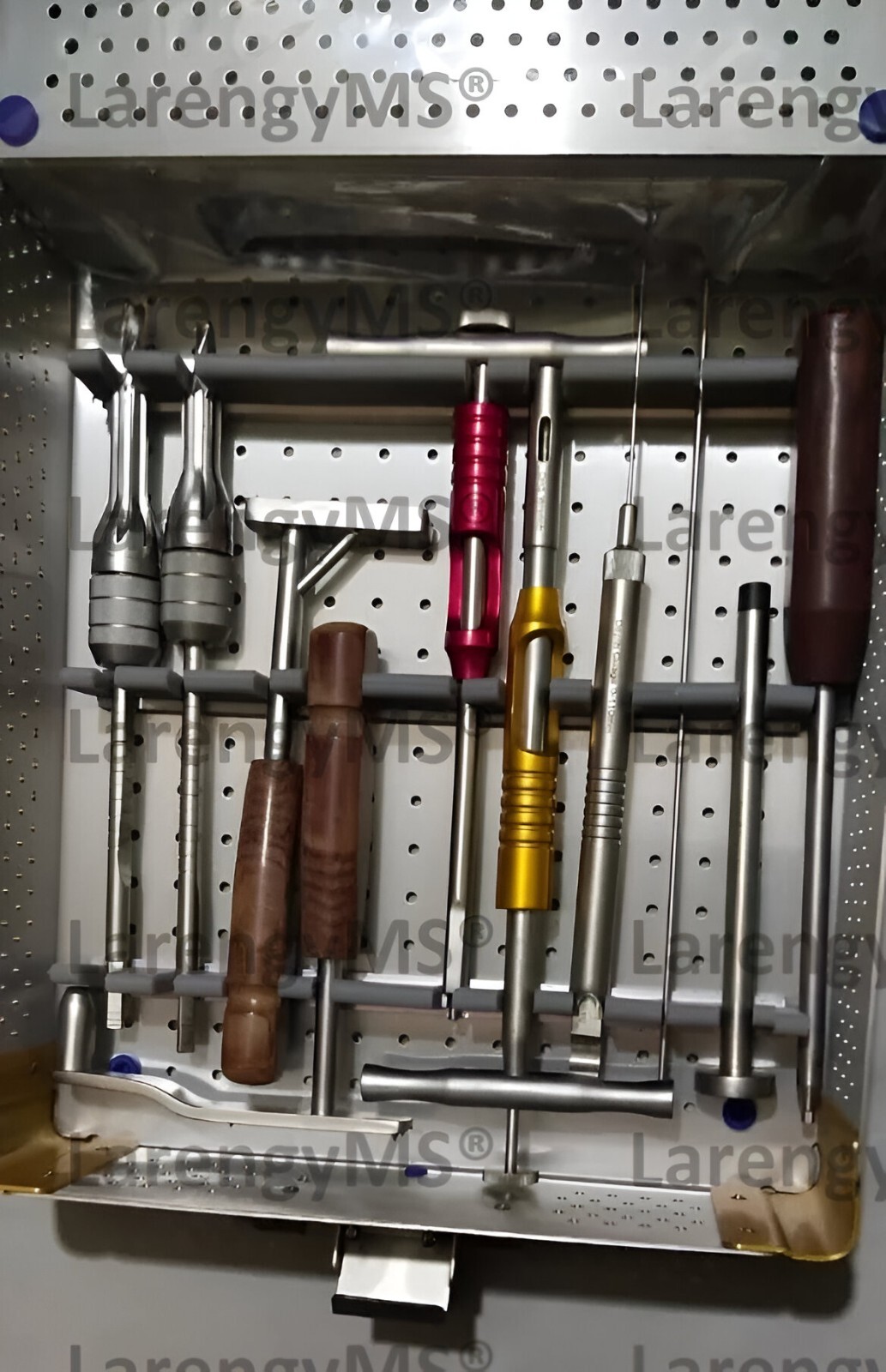 DHS & DCS Plate Orthopedic Instrument Set in Stainless Steel German, (W 9Kg).