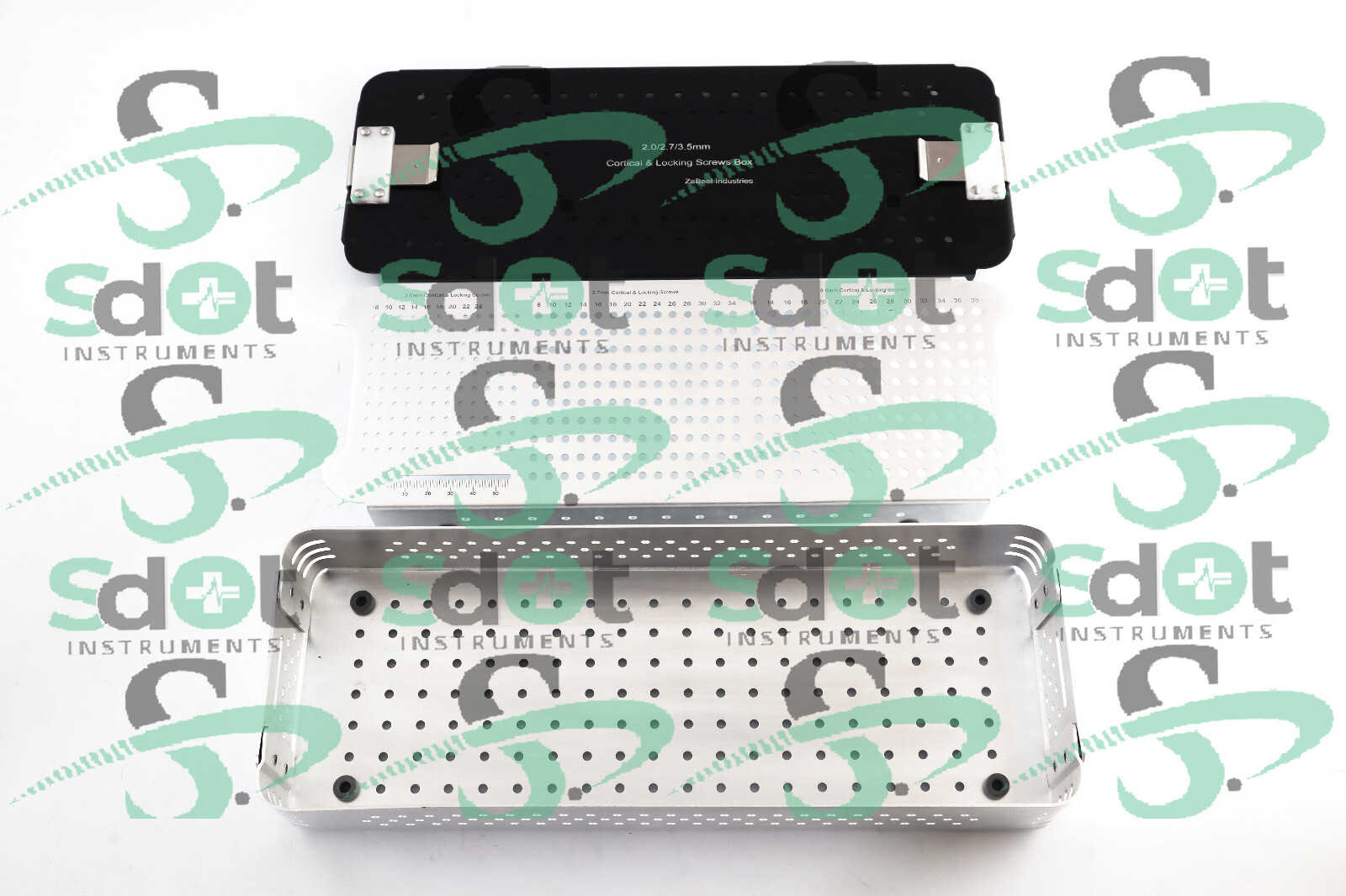 2.0mm,2.7mm, & 3.5mm Cortical & Locking Screw Box Each 10 Pcs By SdOt Instrument