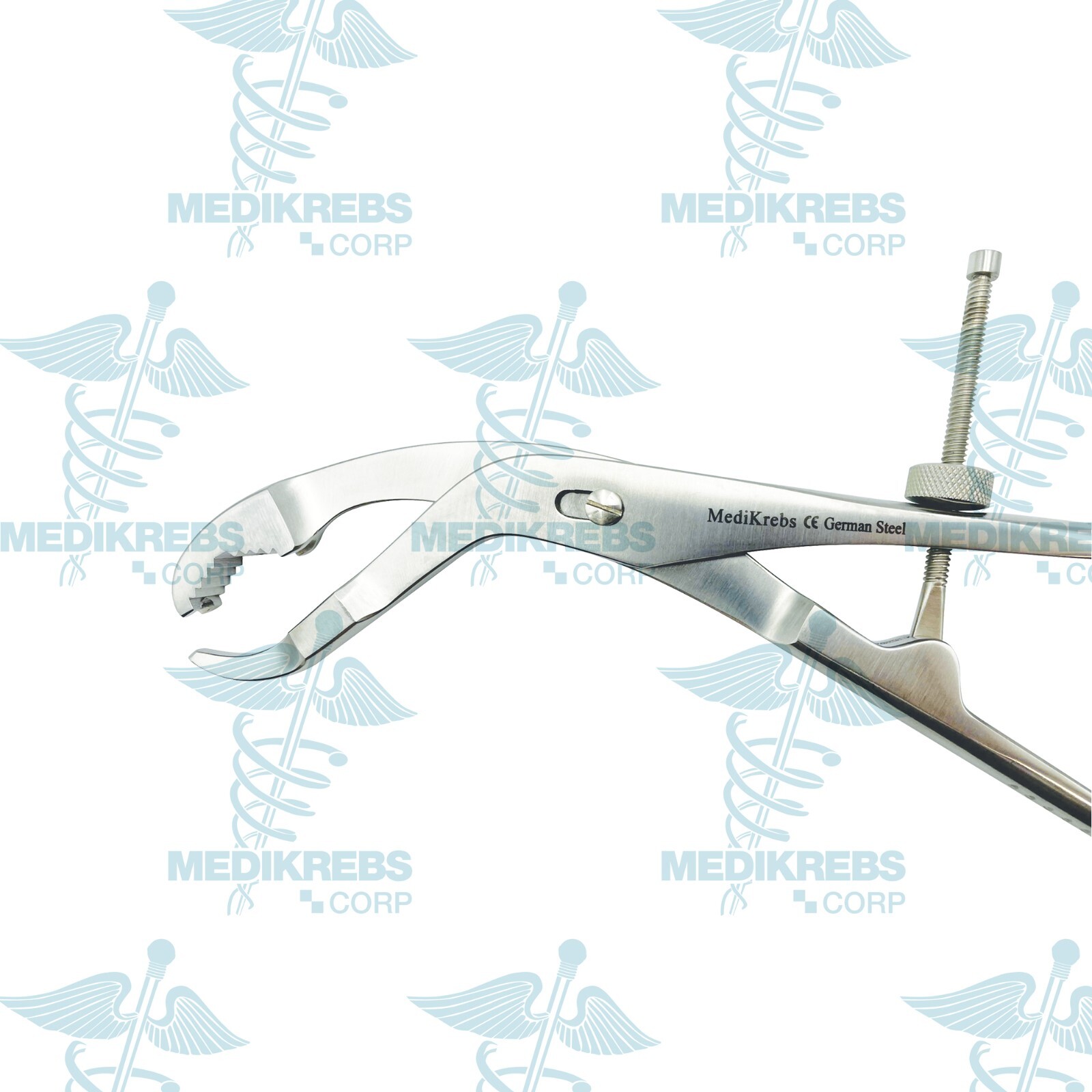 Verbrugge Bone Holding Forceps w Fixed Thread 27 cm German Steel