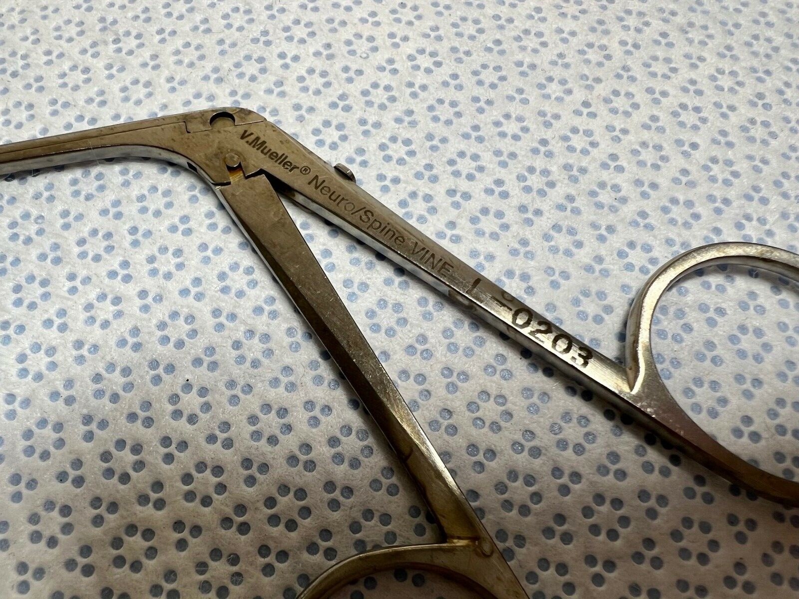 V. Mueller L-0203 Micro Cup Forceps 1mm X 5″ Spinal Neurology