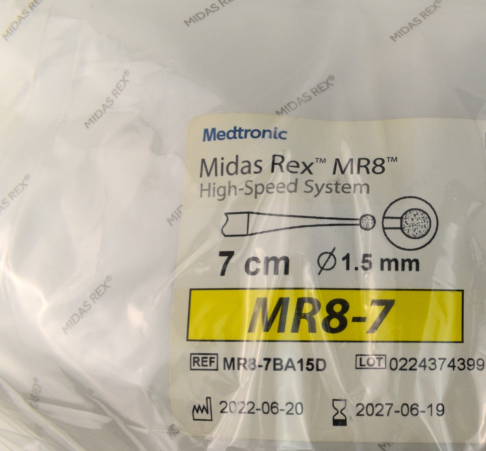 Medtronic Midas Rex MR8-7 REF MR8-7BA15D