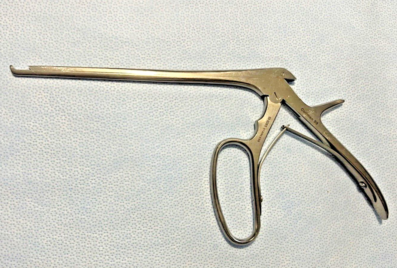 Codman 51-1085 Ferris Smith Kerrison Rongeur 3mm X 40° Up X 7″ Orthopedic Neuro