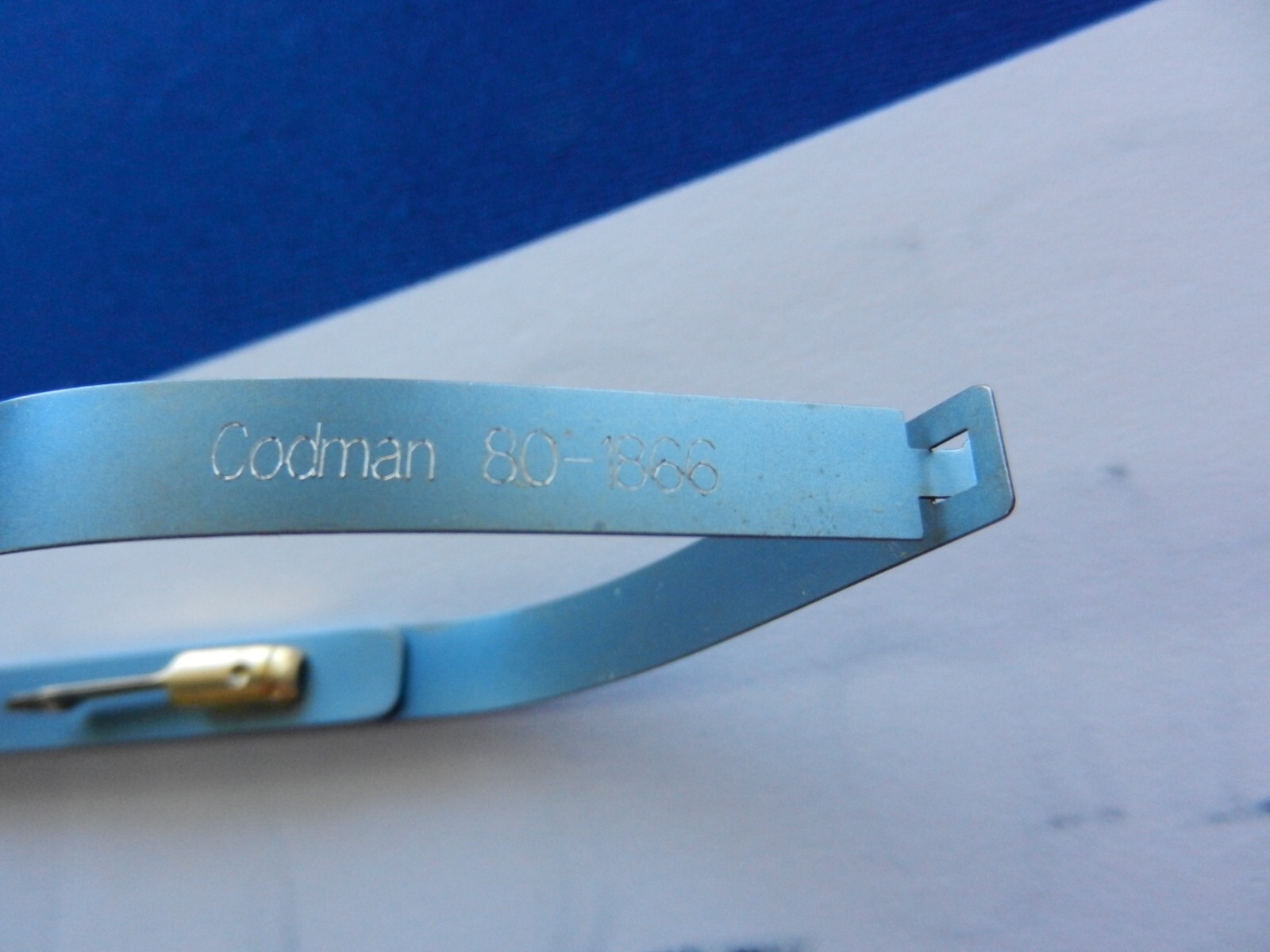 E5595 Codman 80-1866 Jacobson Straight Needle Holder 7″ Overall Length