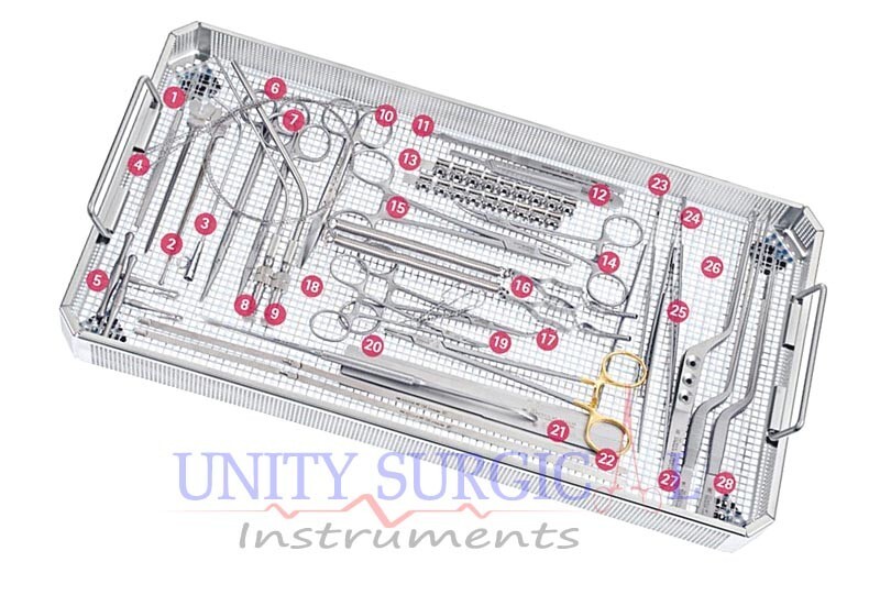 Cranial Neurosurgery Instruments 28 PCS set
