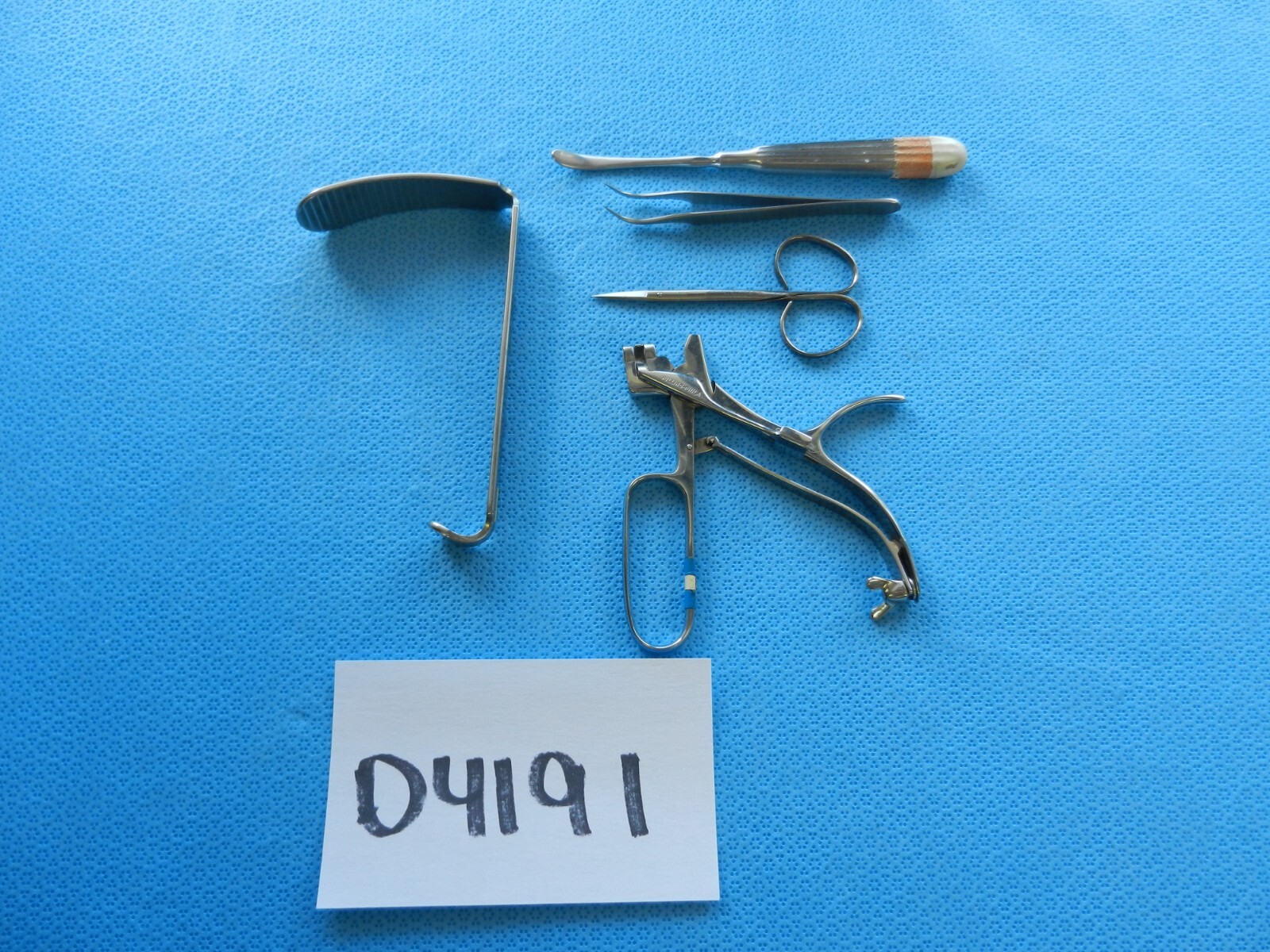 D4191 Pilling Jarit Codman Surgical ENT Instruments Lot Of 5