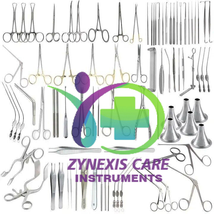 Tympanoplasty Instruments 101 PCs Set Micro Ear Surgery ENT Instruments