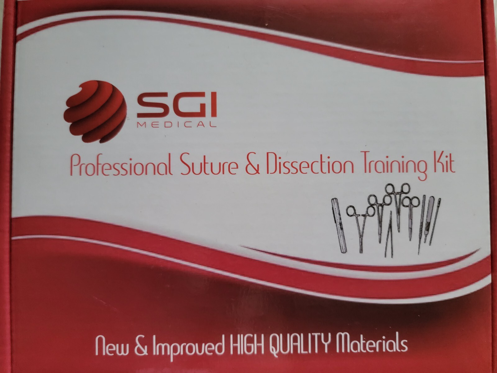 26 Piece Surgical Instrument Dissecting Suture Training Kit for Medical Student