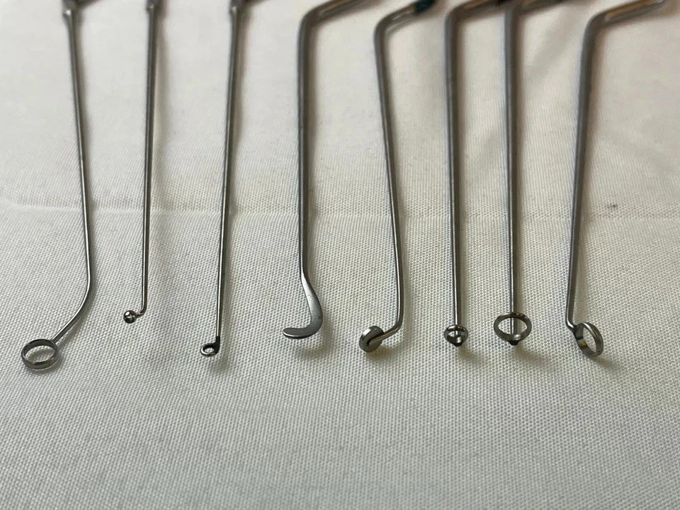 18Pc Codman Mizuho Aesculap Transsphenoidal Dissector Instrument Set w/Case Used