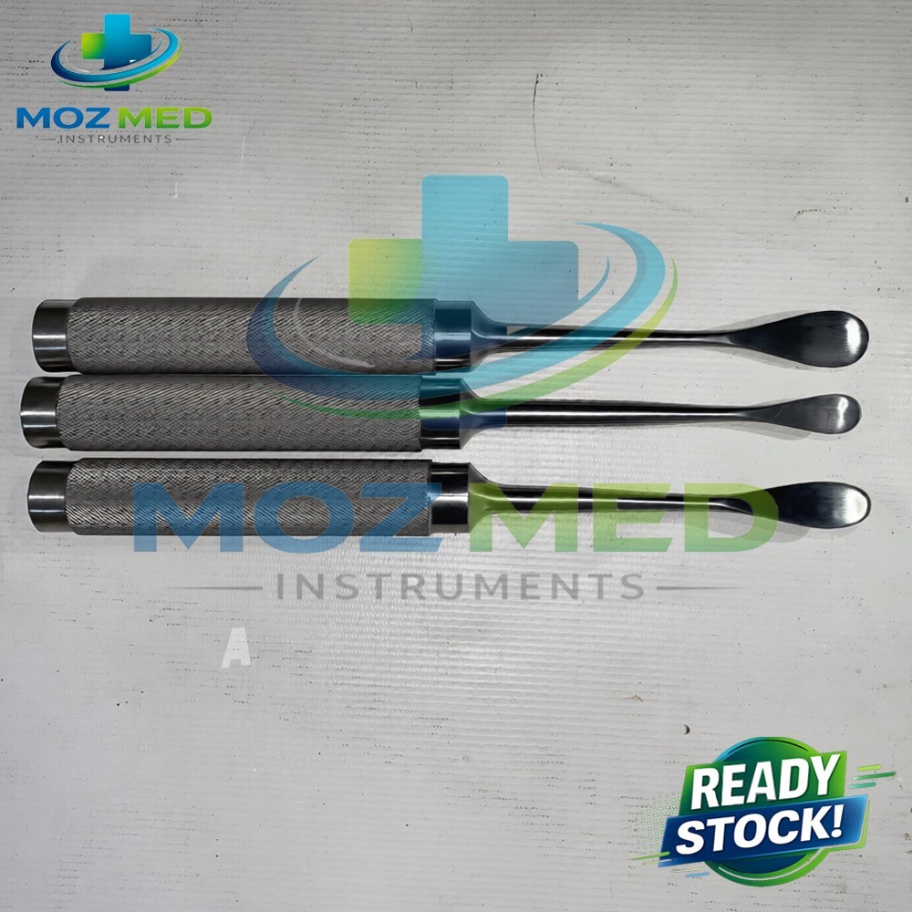 Cobb Spinal Elevators Curved Set Of 3 Orthopedic Surgery Surgical Instruments