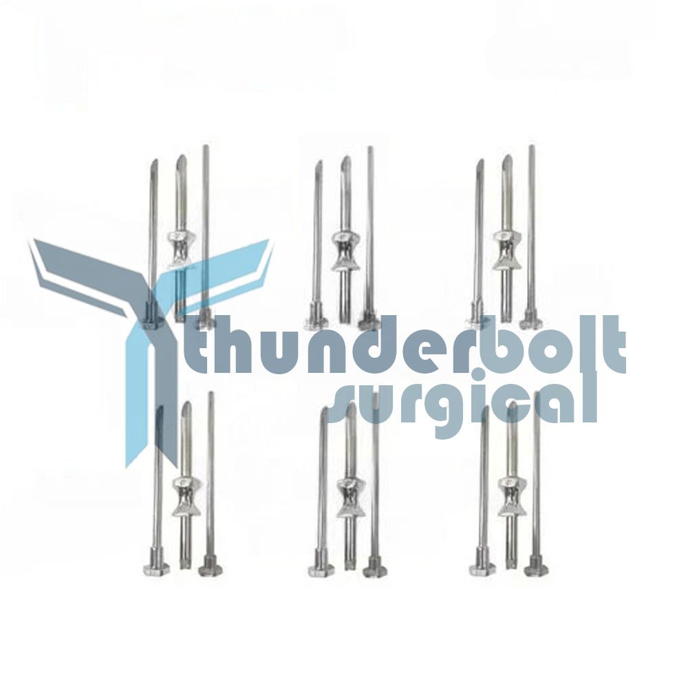 6 Sets HRT Trocar 3.5 mm and 4.5mm Hormone Replacement Pellet Insertion Kit