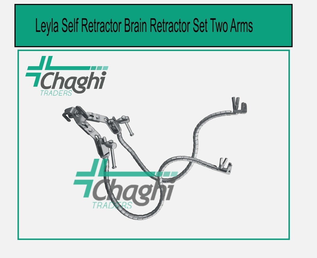 Leyla Self Retractor Brain Retractor Set Two Arms Orthopedic Surgical Instrument
