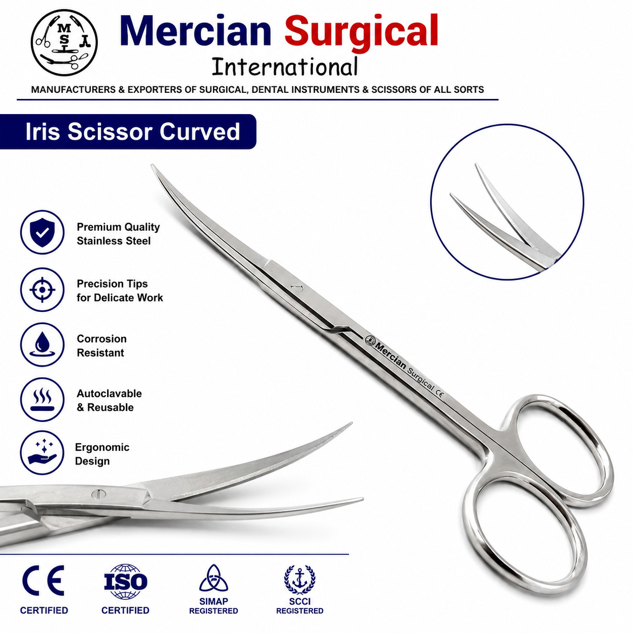 Microsurgery Plastic Surgery Instrument Kit Stainless Steel Surgical Set