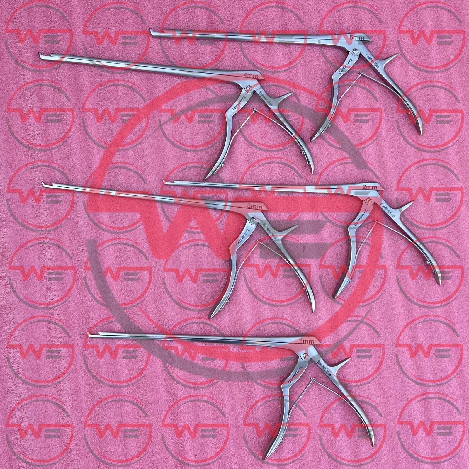 Kerrison Rongeur Set of 5 PCs 23 cm Surgical Bone Orthopedic Instruments Set