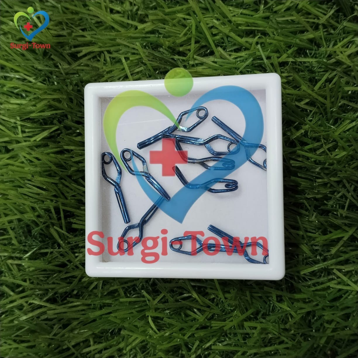 YASARGIL Aneurysm Titanium Blue Clips Neurosurgery Instruments Set Of 10 PCs