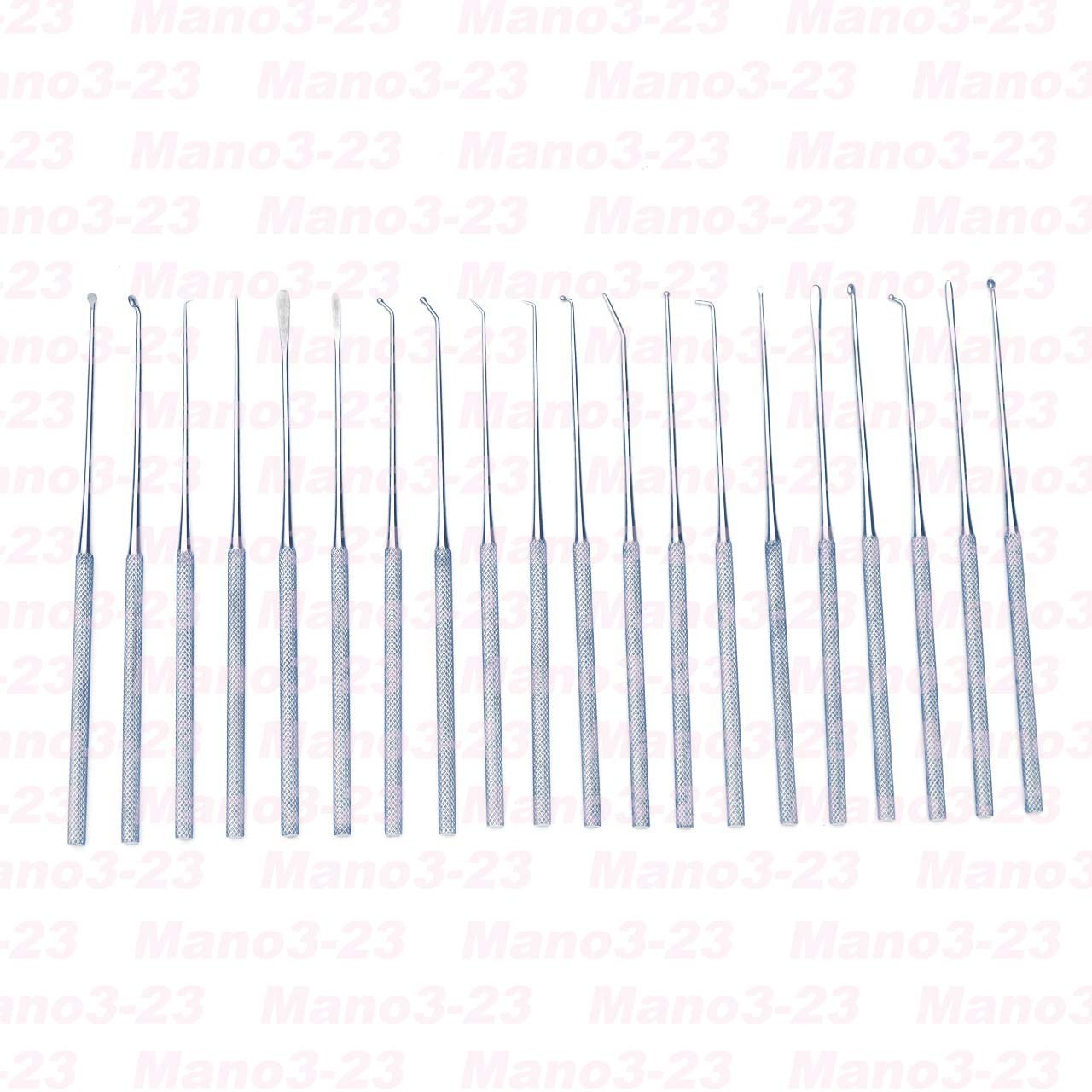 Rhoton Micro Dissectors Set of 20 Pcs Neurosurgery Instruments