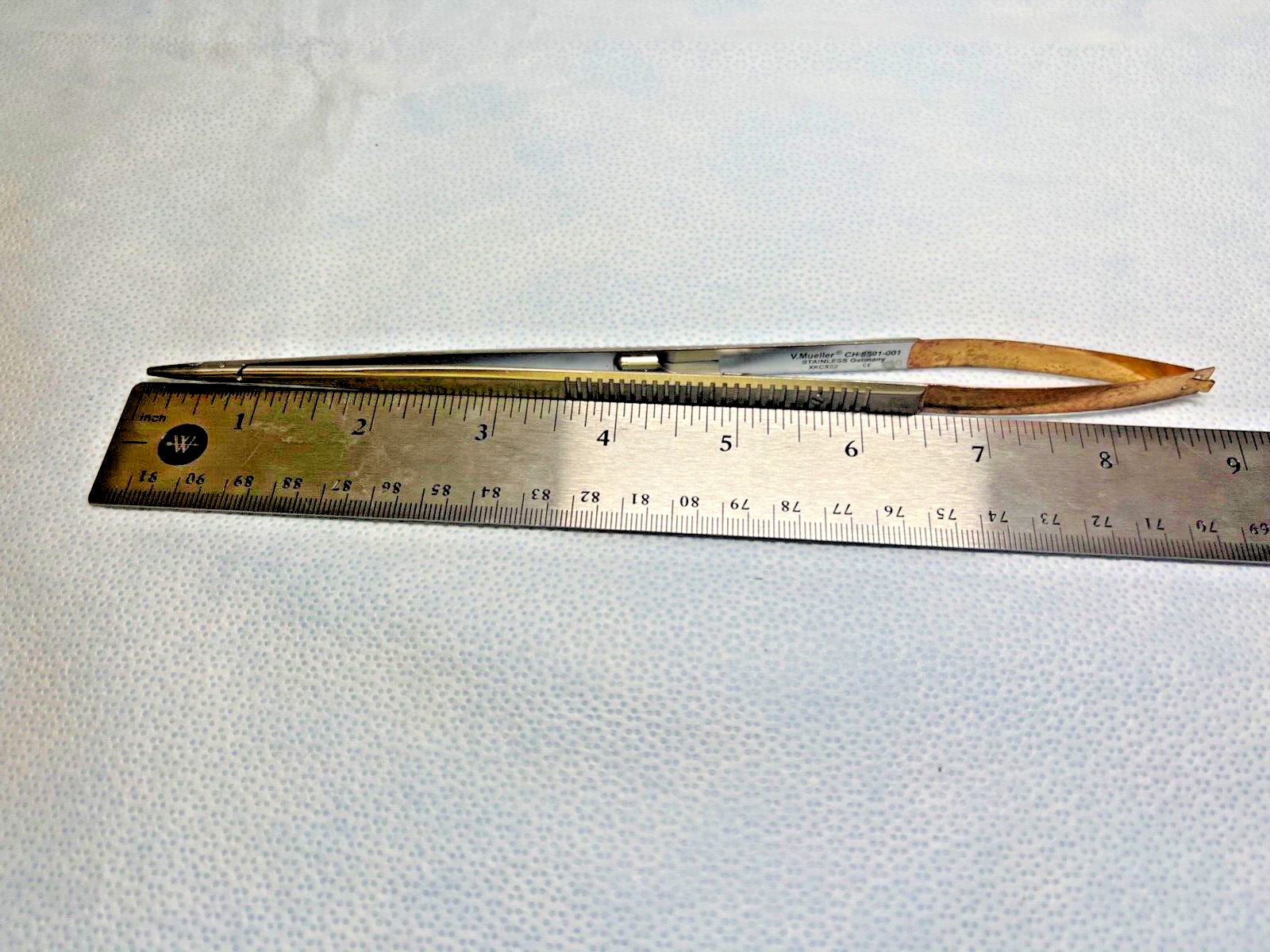 V. Mueller CH8591-001 Jacobson Tungsten Carbide Needle Holder 8-3/4″ Spring Lock