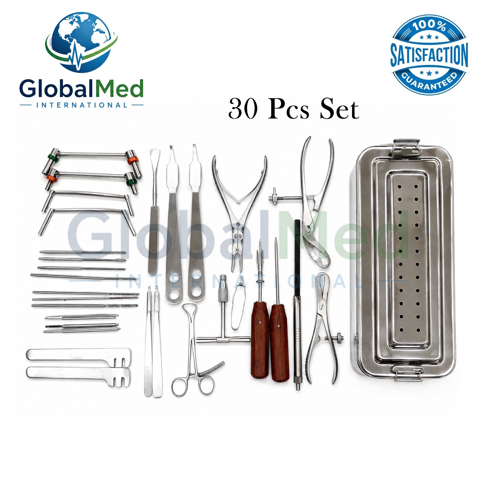 Small Fragment Instruments Orthopedic Surgical Instruments Set 30 Pcs