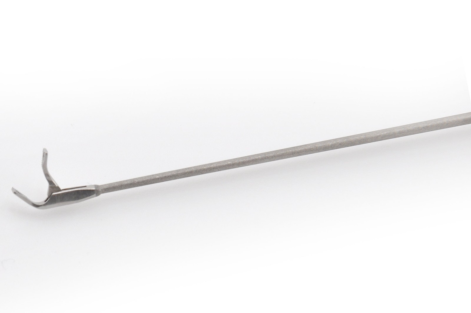 KARL STORZ 8593HM Triangular Delicate Micro Grasping Forceps 45° Curved Up Left