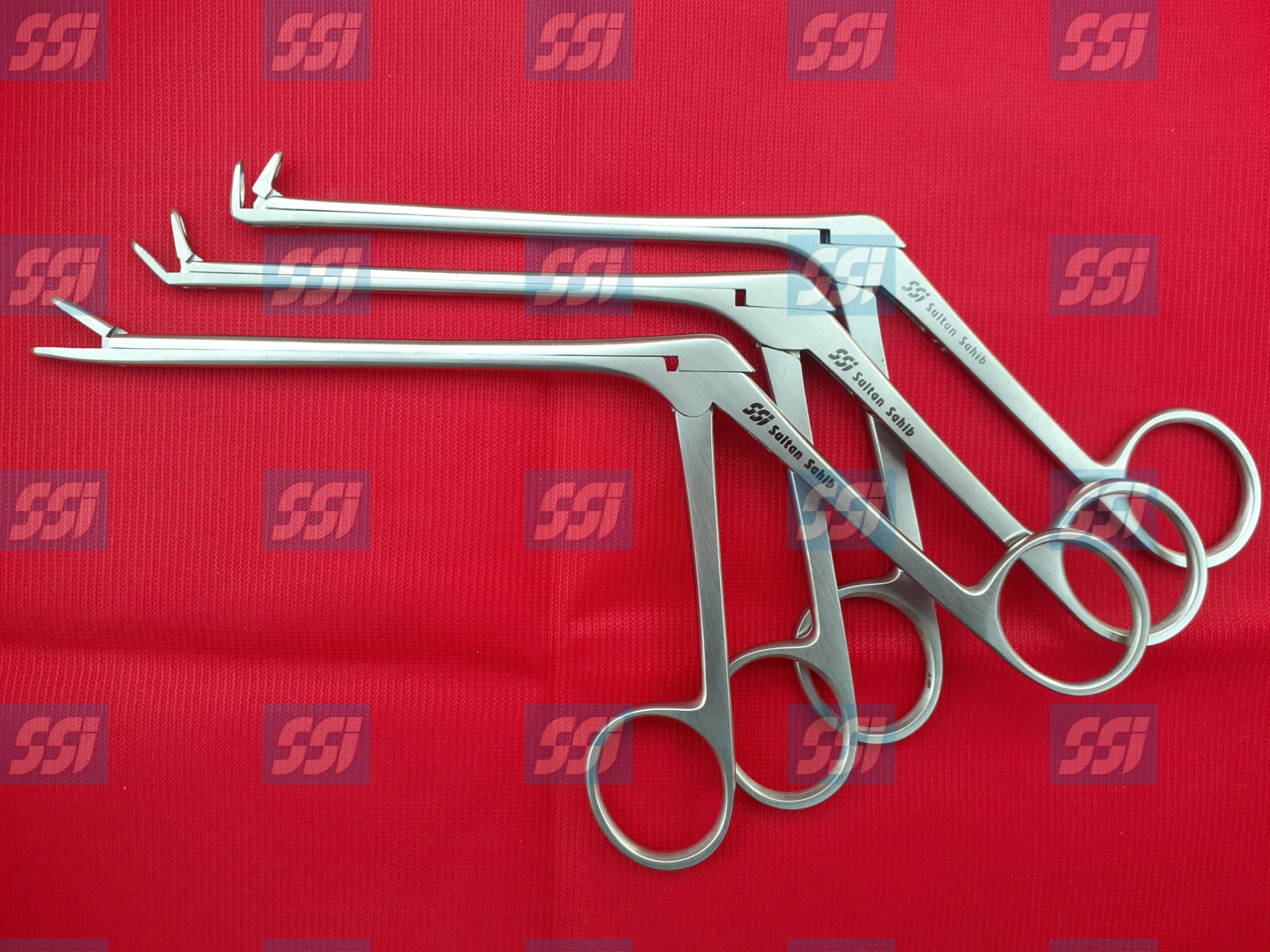 Blakesley-Wilde Nasal Forceps Set For Rhinoscopy straight , 45 & 90 degree tip