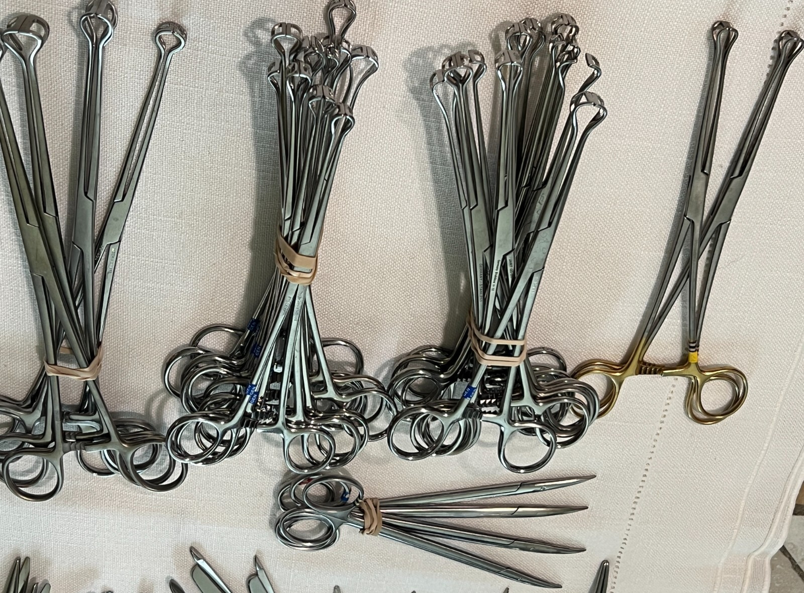 Assorted Lot of 119 Various Brand & Size Of OR Medical Surgical Instruments, S.S