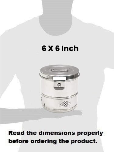 Advanced Design A+ Surgical Stainless Steel Dressing Drum 6″ X 6″ Sterilization
