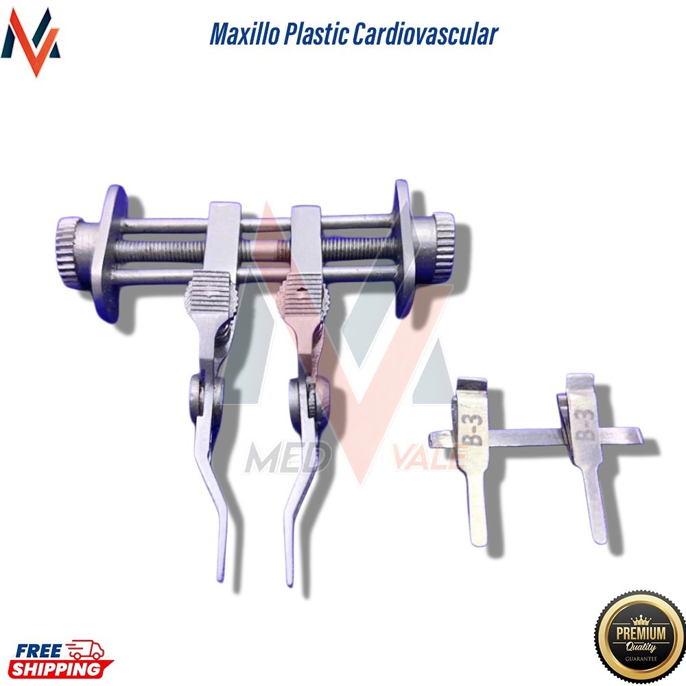 Maxillo Plastic Cardiovascular Micro Surgery IKUTA Vessel Approximator Clamp