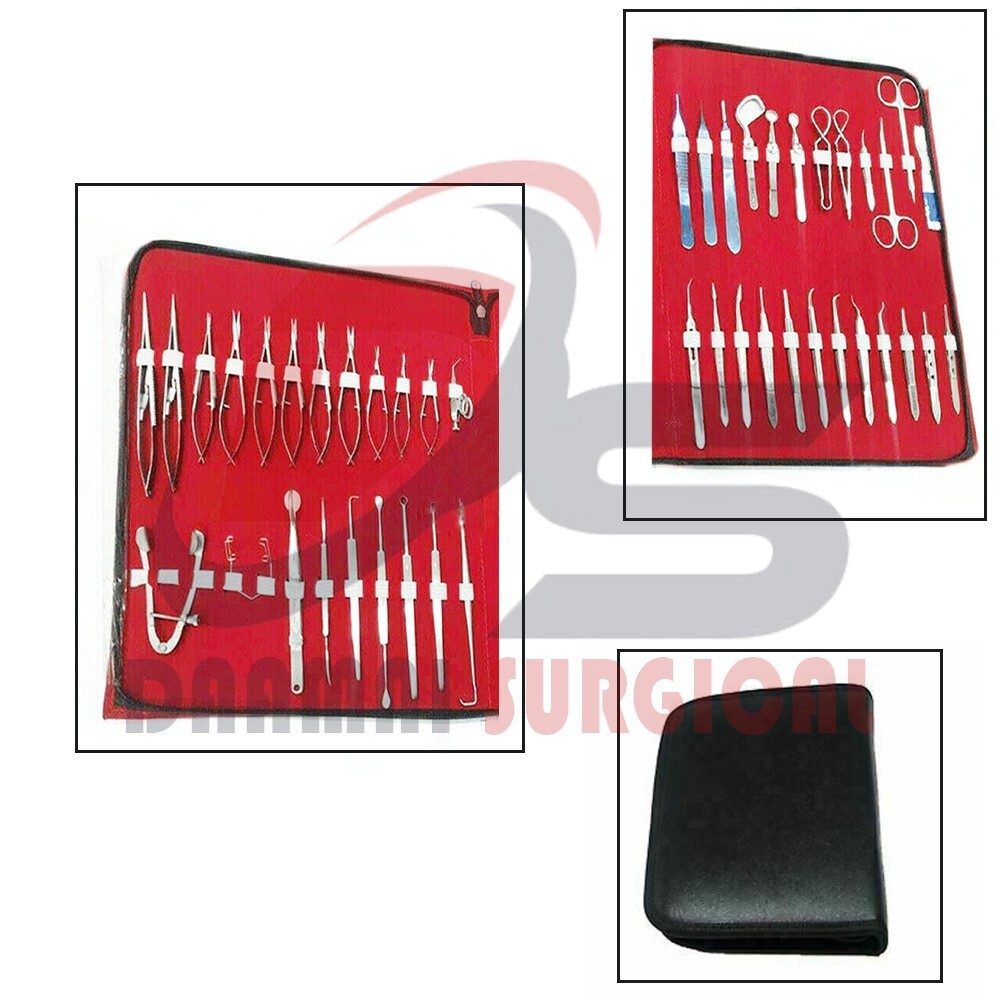 Ophthalmic Eye Micro Surgery 46Pcs Surgical Instruments Set Complete Surgery Kit