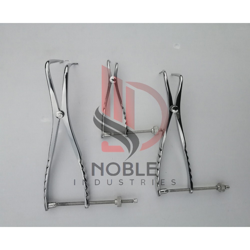 Set of 3 Stifle Distractor with Spinlock 13cm,19cm,21cm orthopedic Instruments