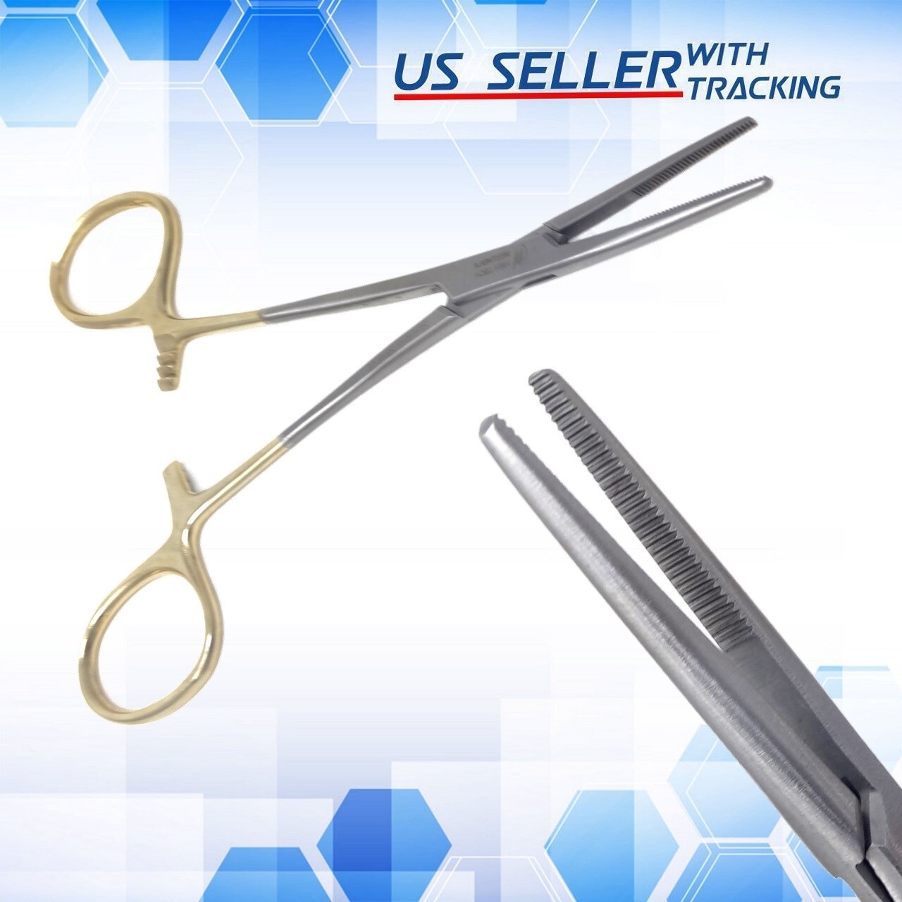 Artery Forceps Clamp Surgical Hemostat Kelly Forceps Straight Locking Pliers New