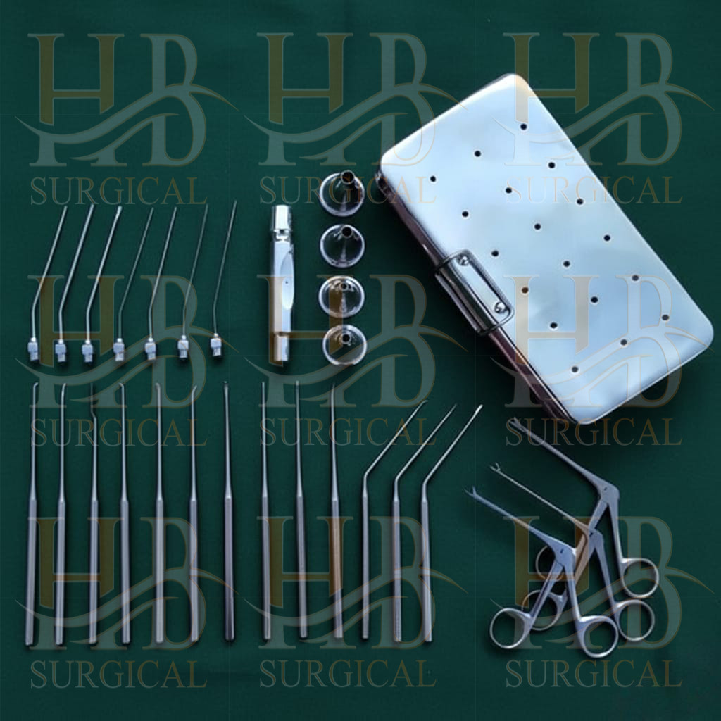 Shea Ear Operation Myringotomy Instruments Set 29 Pcs Myringoplasty Surgical ENT