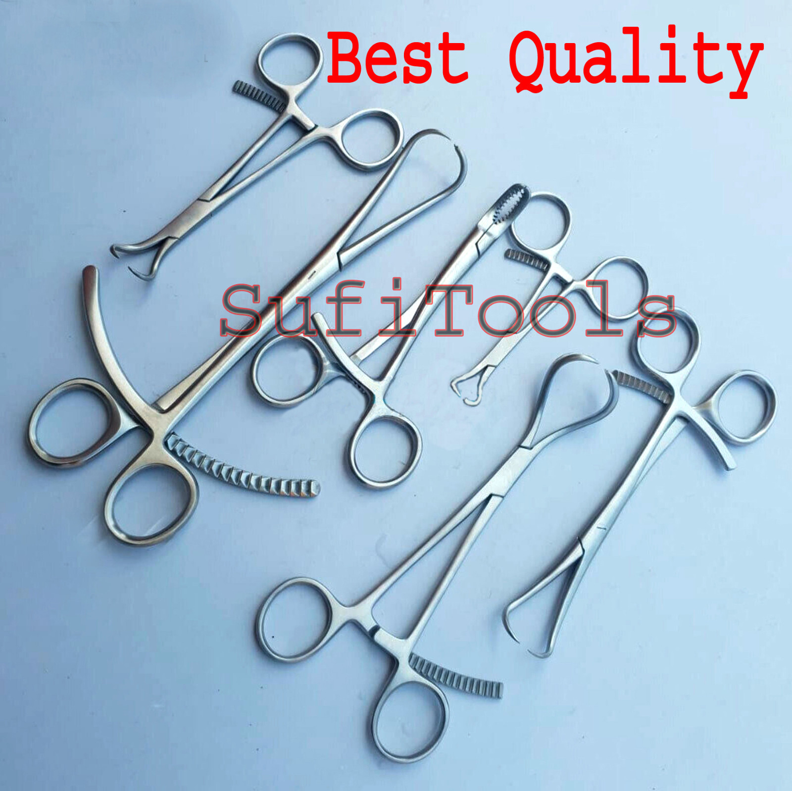 Set Of 6 Pcs Bone Reduction Forceps Set Orthopedic Instruments Best Quality