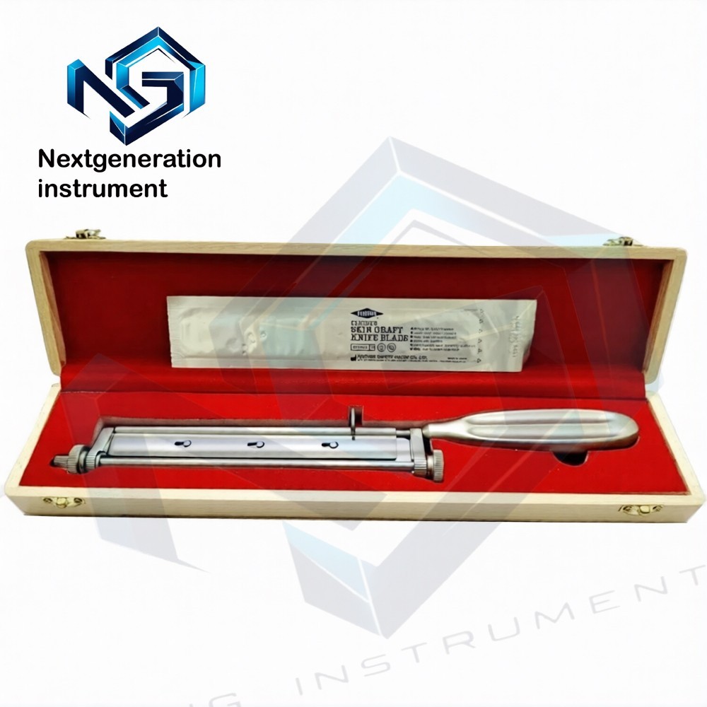 Dermatome Pattern Knife Handle w/ Blade Precision Stainless Steel Tool Set