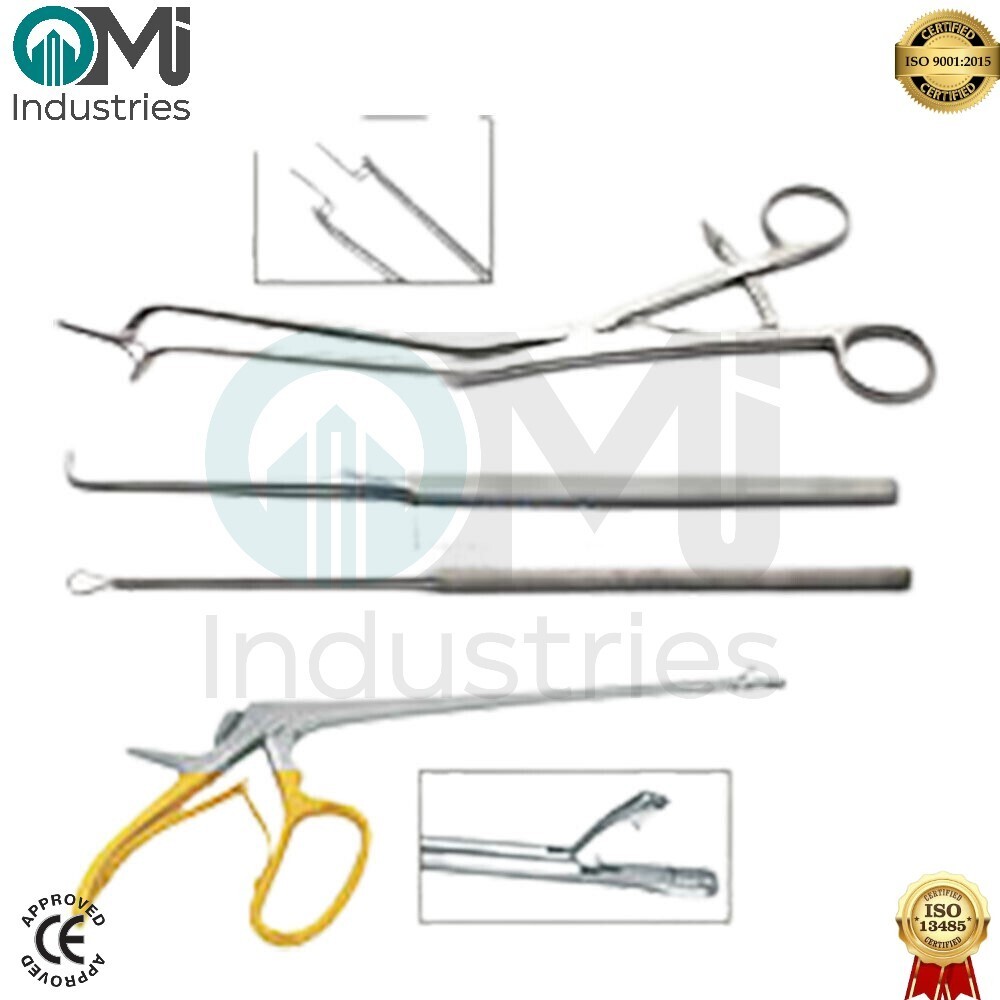 COLPOSCOPY SURGICAL INSTRUMENT SET OF 4 PIECES