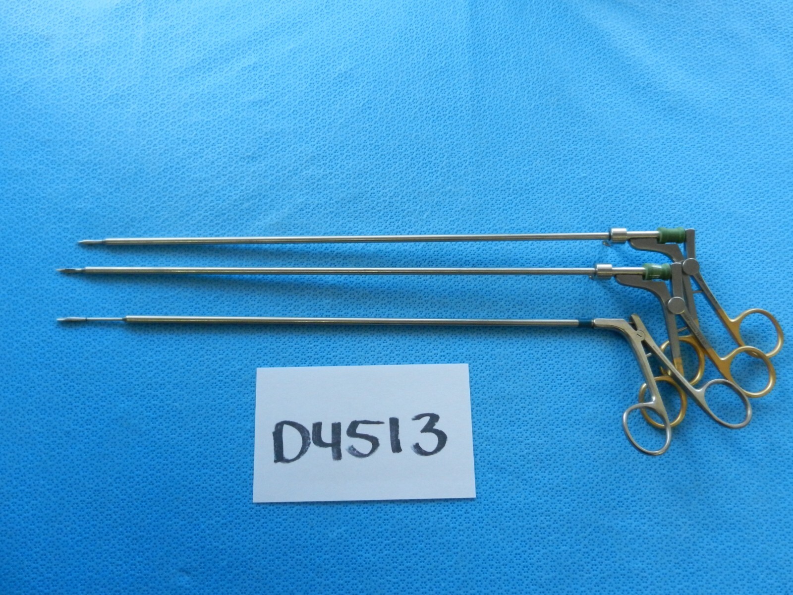 D4513 Wisap Surgical 5mm Laparoscopic Scissors Lot Of 3
