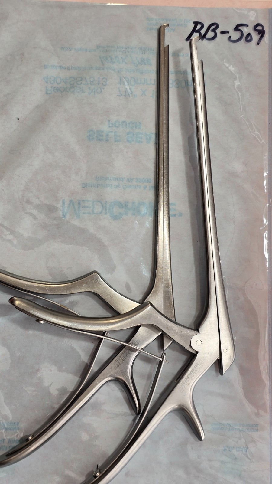 AESCULAP FF720 Orthopedic Kerrison Rongeur 3mm x 40 Degree 7″ Shaft